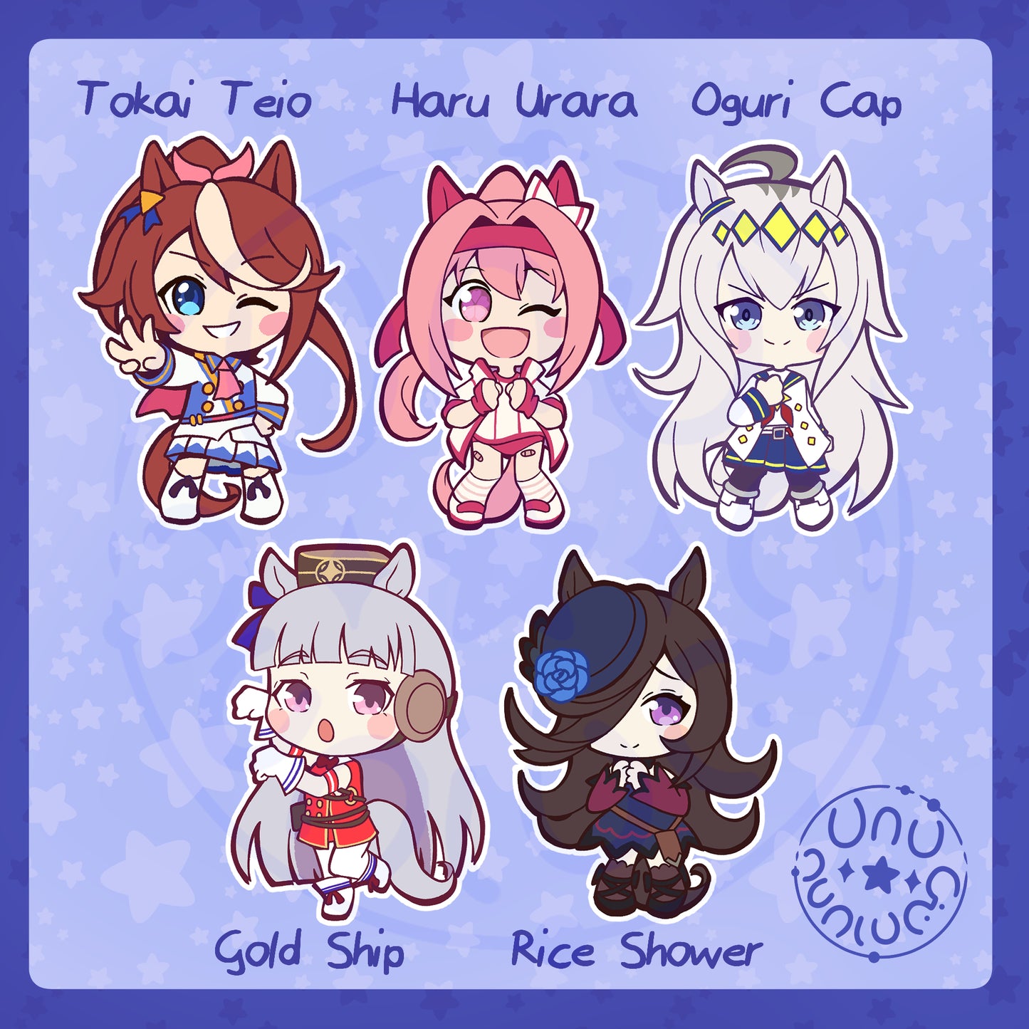 Umamusume Phone Charms + Stickers