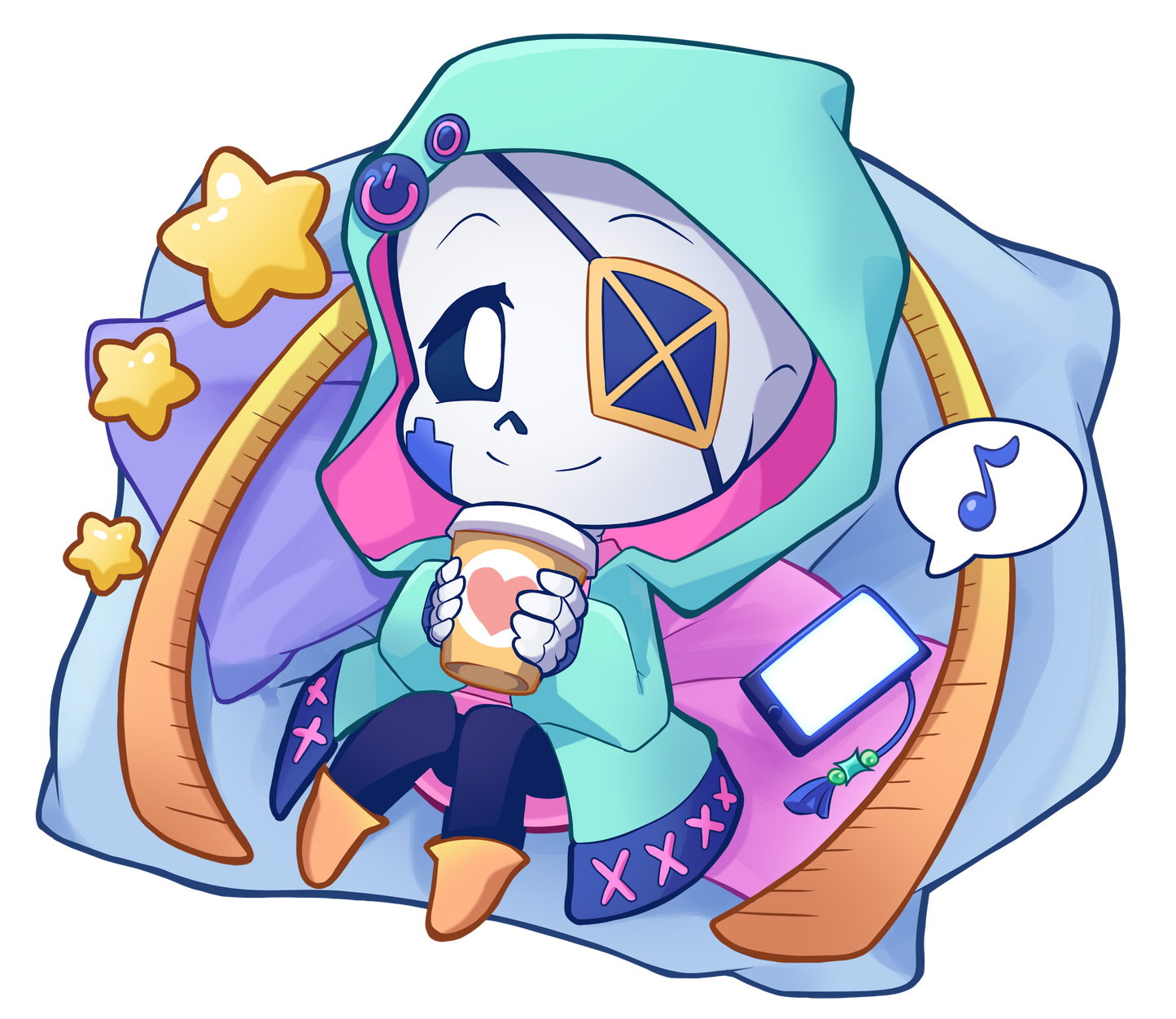 Template & Pale Stickers