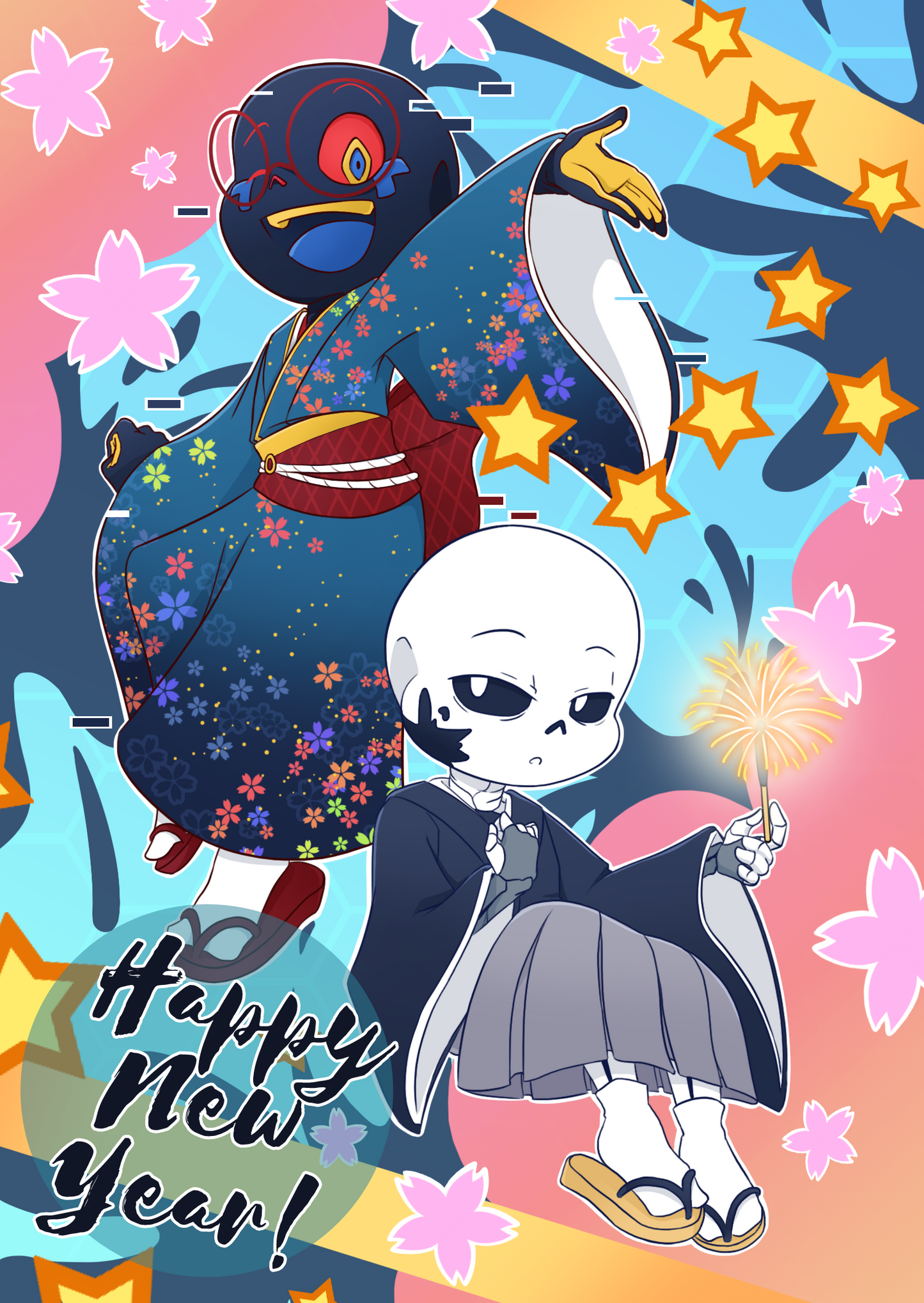 Christmas and New Year Postcards