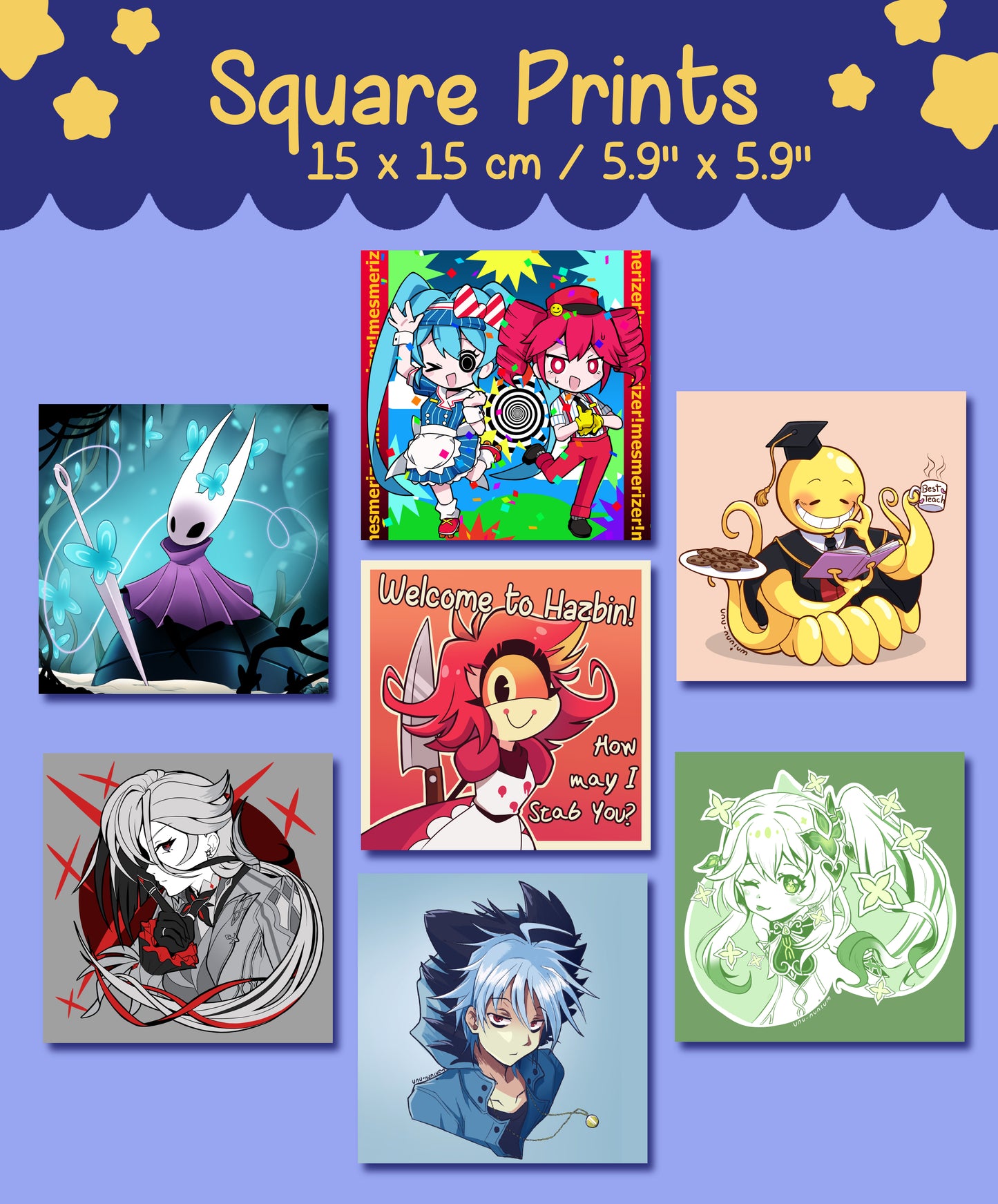 Square Prints (15 x 15 cm)