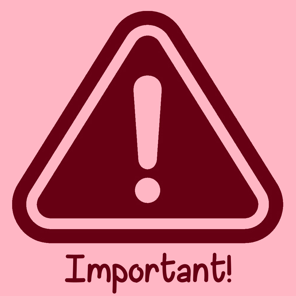 !! Important, please read !!